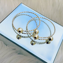 Load image into Gallery viewer, Medium Adult Silver Belizean Bangles