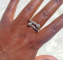 Load image into Gallery viewer, Adult Silver Belizean Bangle Ring