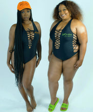 Load image into Gallery viewer, HCM Strappy Black One Piece
