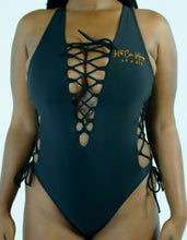 Load image into Gallery viewer, HCM Strappy Black One Piece
