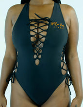 Load image into Gallery viewer, HCM Strappy Black One Piece