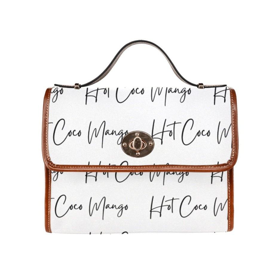White HCM Signature Bag