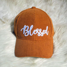 Load image into Gallery viewer, Blessed Corduroy Cap - Brown

