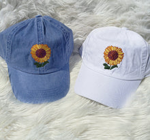 Load image into Gallery viewer, Sunflower Caps - Denim
