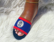 Load image into Gallery viewer, Belize Flag Slippers
