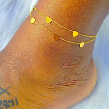 Load image into Gallery viewer, Solid Heart Anklet
