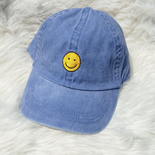 Load image into Gallery viewer, Happy Face Cap - Denim
