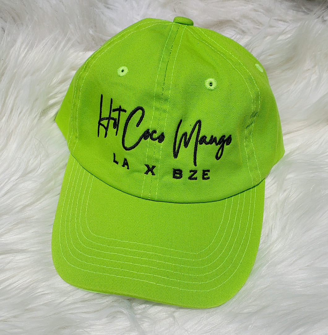 HCM Signature Dad Cap - Lime Green