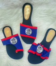 Load image into Gallery viewer, Belize Flag Slippers
